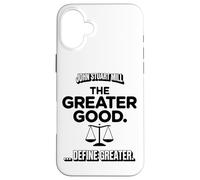 Custodia per iPhone 16 Plus John Stuart Mill The Greater Good ... Definire Maggiore
