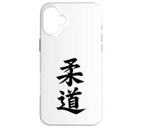 Custodia per iPhone 16 Plus Judo Kanji Personaggi Arte Marziale Giapponese
