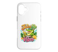 Custodia per iPhone 16 Plus Juice Up Your Vibes Bevanda estiva alligatore