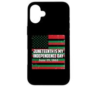 Custodia per iPhone 16 Plus Juneteenth Freedom Day 1865 Celebration