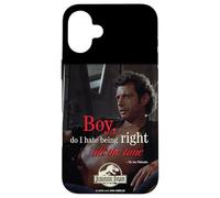 Custodia per iPhone 16 Plus Jurassic Park Dr. Ian Malcolm Right All The Time