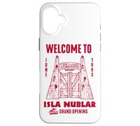 Custodia per iPhone 16 Plus Jurassic Park Welcome to Isla Nublar