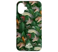 Custodia per iPhone 16 Plus Jurassic World Dinosaurs in the Wild All-Over Print