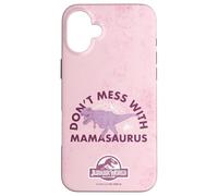 Custodia per iPhone 16 Plus Jurassic World Don’t Mess With Mamasaurus