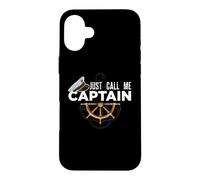 Custodia per iPhone 16 Plus Just Call Me Captain - Boating Sailor - Anchor Boat Sailing
