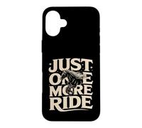 Custodia per iPhone 16 Plus Just One More Ride Horse Amante Equitazione