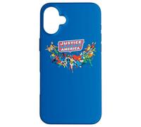 Custodia per iPhone 16 Plus Justice League Here They Come