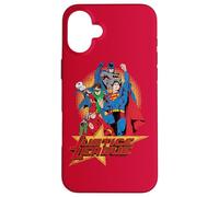 Custodia per iPhone 16 Plus Justice League Raise Your Fist