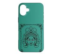 Custodia per iPhone 16 Plus Kali Goddess Deity Indian Hinduism Yoga Design