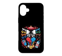 Custodia per iPhone 16 Plus Kawaii Arti Marziali Dojo Champ Kick Cinture