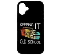 Custodia per iPhone 16 Plus Keeping It Old School - Retro Boombox 80s 90s Hip Hop Music