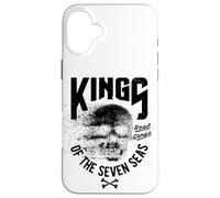 Custodia per iPhone 16 Plus King of the Seven Seas Wild Abstract Skull Real Gangs