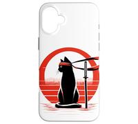 Custodia per iPhone 16 Plus Kitty Combat Master Jiu Jitsu Ninja E Artista Marziale
