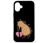 Custodia per iPhone 16 Plus Kiwi Bird è un kiwi malato d'amore