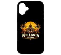 Custodia per iPhone 16 Plus Koh Lanta Thailandia Sunset Island Travel Design