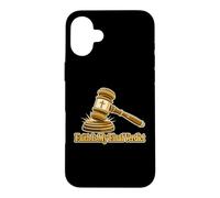 Custodia per iPhone 16 Plus La fede è il mio verdetto finale Christian Gavel