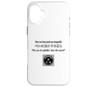 Custodia per iPhone 16 Plus La penna è più potente della spada