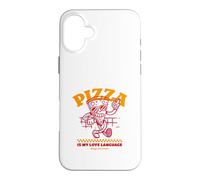 Custodia per iPhone 16 Plus La pizza è il mio linguaggio d"amore (Dichiarazione di cibo divertent