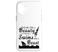 Custodia per iPhone 16 Plus La squadra di nuoto sembra bellezza nuota come un nuotatore bestia