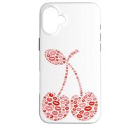 Custodia per iPhone 16 Plus Labbra Impertinenti Di Ciliegia Baciano Le Ciliegie