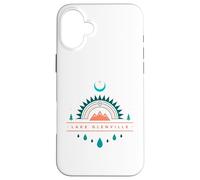 Custodia per iPhone 16 Plus LAGO GLENVILLE chiaro di luna arcobaleno