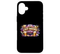 Custodia per iPhone 16 Plus Last Round Crew - Divertente squadra di bevitori
