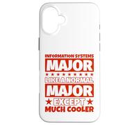 Custodia per iPhone 16 Plus Laurea degli studenti dei sistemi informativi - Tranne molto più cool