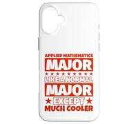 Custodia per iPhone 16 Plus Laurea studentesca di matematica applicata - tranne molto più interessante