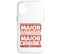 Custodia per iPhone 16 Plus Laurea studentesca in amministrazione della sanità pubblica - Tranne