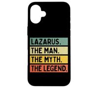 Custodia per iPhone 16 Plus Lazarus The Man The Myth The Legend - Citazione personalizzata divertente