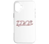 Custodia per iPhone 16 Plus LDOS Last Day of Summer Vintage Varsity Distressed Throwback