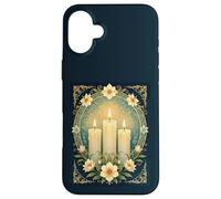 Custodia per iPhone 16 Plus Le candele Nowruz portano calore, luce e felicità
