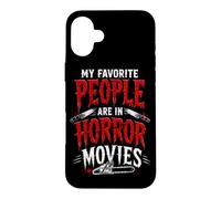 Custodia per iPhone 16 Plus Le mie persone preferite sono nei film horror Halloween