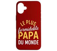 Custodia per iPhone 16 Plus Le Plus Formidable Papa Du Monde