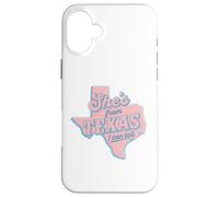 Custodia per iPhone 16 Plus Lei è del Texas, posso dirlo a Cowgirl