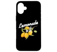 Custodia per iPhone 16 Plus Lemonade Cute Lemon Fruit Fresh and Juicy Capri Lemons