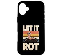 Custodia per iPhone 16 Plus Let It Rot Divertente Compostaggio Worm Gardening