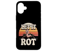 Custodia per iPhone 16 Plus Let It Rot Divertente Compostaggio Worm Gardening