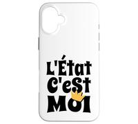 Custodia per iPhone 16 Plus L'Etat c'est moi - Luigi XIV citazione francese