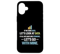 Custodia per iPhone 16 Plus Let's Look At Data - Data Science Statistics Data Analyst