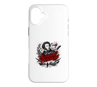 Custodia per iPhone 16 Plus Letteratura russa Alexander Pushkin Poeta