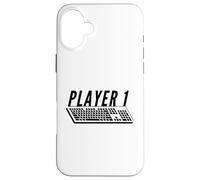 Custodia per iPhone 16 Plus Lettore 1 PC Tastiera Da Gioco Per Carino Gamer Coppie