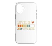 Custodia per iPhone 16 Plus Level 05 Complete Vintage 05 Years 5th Wedding Anniversary