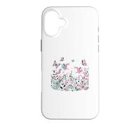 Custodia per iPhone 16 Plus Libro di fiabe fantasy con unicorno e farfalla