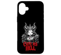 Custodia per iPhone 16 Plus Lilith - Angelo delle tenebre gotico