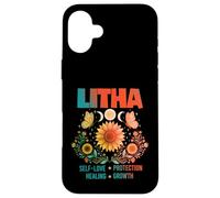 Custodia per iPhone 16 Plus Litha Wheel Of The Year Wicca Wiccan Paganesimo Midsummer