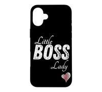 Custodia per iPhone 16 Plus Little Boss Lady Bambino Bambini Ragazza Carino