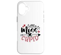 Custodia per iPhone 16 Plus Little Miss Cupid - Divertente San Valentino da donna e ragazza