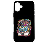 Custodia per iPhone 16 Plus Live To Flip Pinball Machine Retro Arcade Gamer