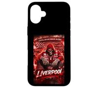 Custodia per iPhone 16 Plus Liverpool Ultra - Maglietta Bad Boys Liverpool Ultras regalo
